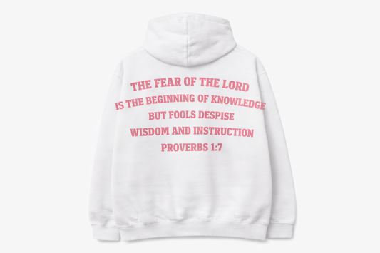 BEGINNING™ Hoodie — Proverbs 1:7 (Without Stars)